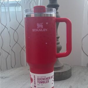 Stanley Scarlet Quencher Tumbler with Handle. Valentines Stanley. No longer made